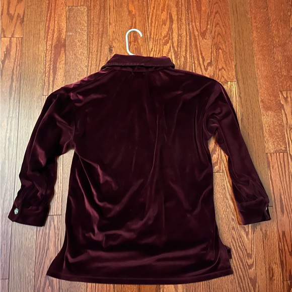 Velvet button down - Picture 5 of 5